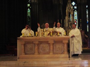 Mons. Pappalardo celebra nella Cattedrale di Melbourne