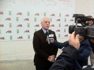 SOPRALLUOGO DEL PRESIDENTE DELLA PROVINCIA ON  BONO AL CIRCUITO AUTOMOBILISTICO