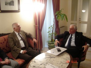 VINCENZO  MAZZI  ED IL PRESINDTE BONO- SAB 28.1.2012