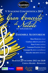 Auditorium Concerto di Natale 2012