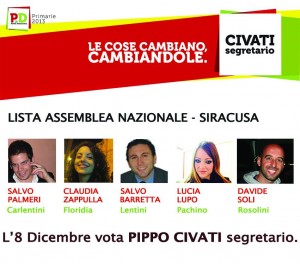 Delegati Assemblea per Civati