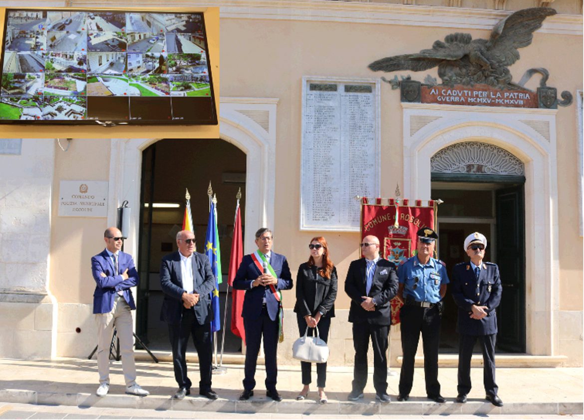 Rosolini – Inaugurato stamattina il nuovo sistema di videosorveglianza