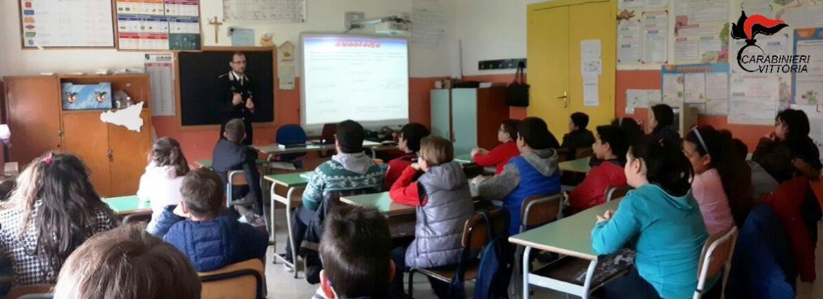 ACATE – CULTURA DELLA LEGALITA’: I CARABINIERI INCONTRANO GLI STUDENTI DELL’ISTITUTO COMPRENSIVO “CAP. PUGLISI”.