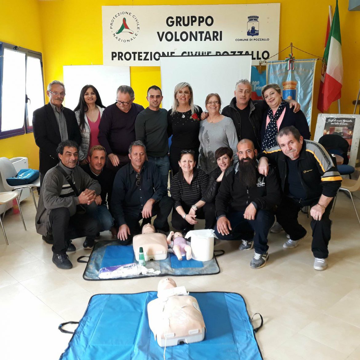 POZZALLO – PROTEZIONE CIVILE: FORMAZIONE PER L’USO DEL DEFIBRILLATORE