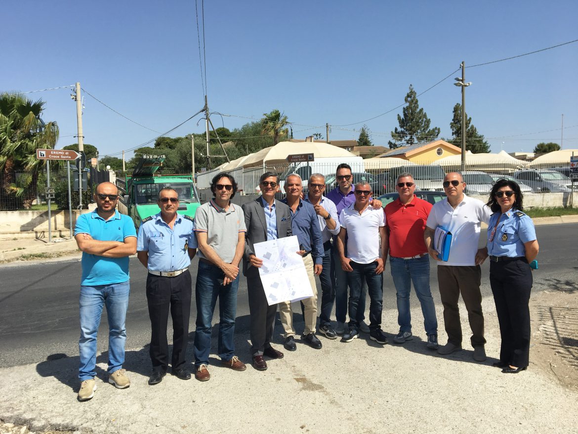 Rosolini – Al via i lavori  per la Rotatoria in contrada Masicugno incrocio SS 115 Rosolini –Noto (c.da Cipolla)