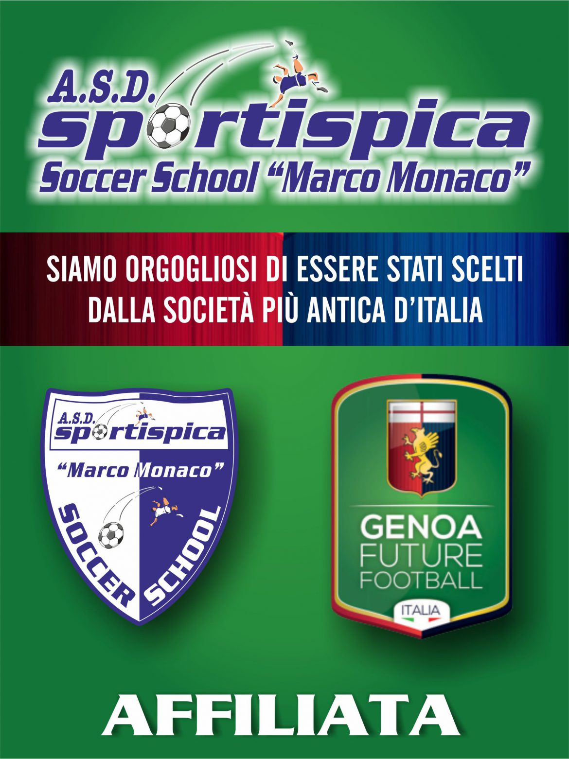 l Genoa calcio approda a Ispica con lo SportIspica Soccer School
