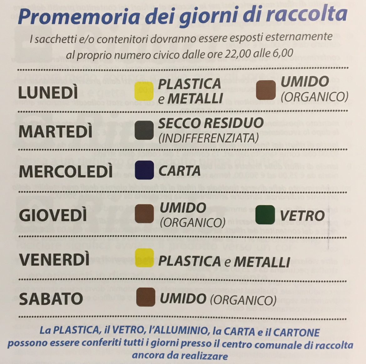 ROSOLINI – Raccolta differenziata: arrivano i richiami dell’Amministrazione Comunale