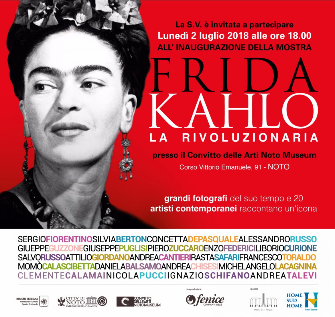 Picasso è Noto” ospita Frida Kahlo – la rivoluzionaria.