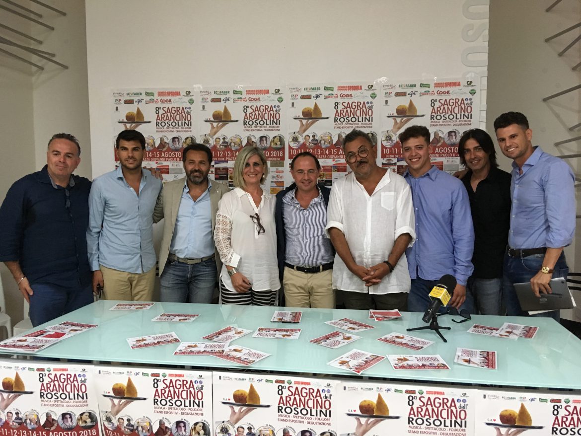 Rosolini – Presentata ufficialmente l’ottava edizione della “Sagra dell’arancino”