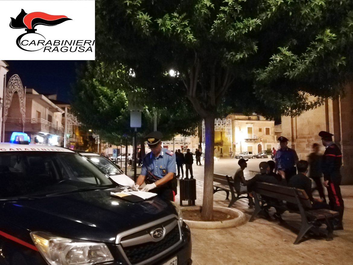 RAGUSA:  Servizio di controllo straordinario del territorio a S. Croce Cameria. 1 denuncia per porto abusivo di un coltello ed una segnalazione alla Prefettura.