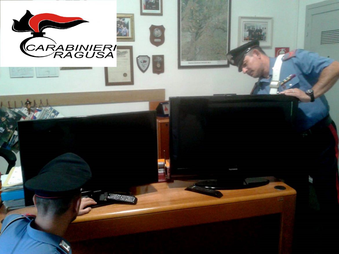 RAGUSA: 4 denunce per il furto di due televisori ai danni di una signora appena deceduta.