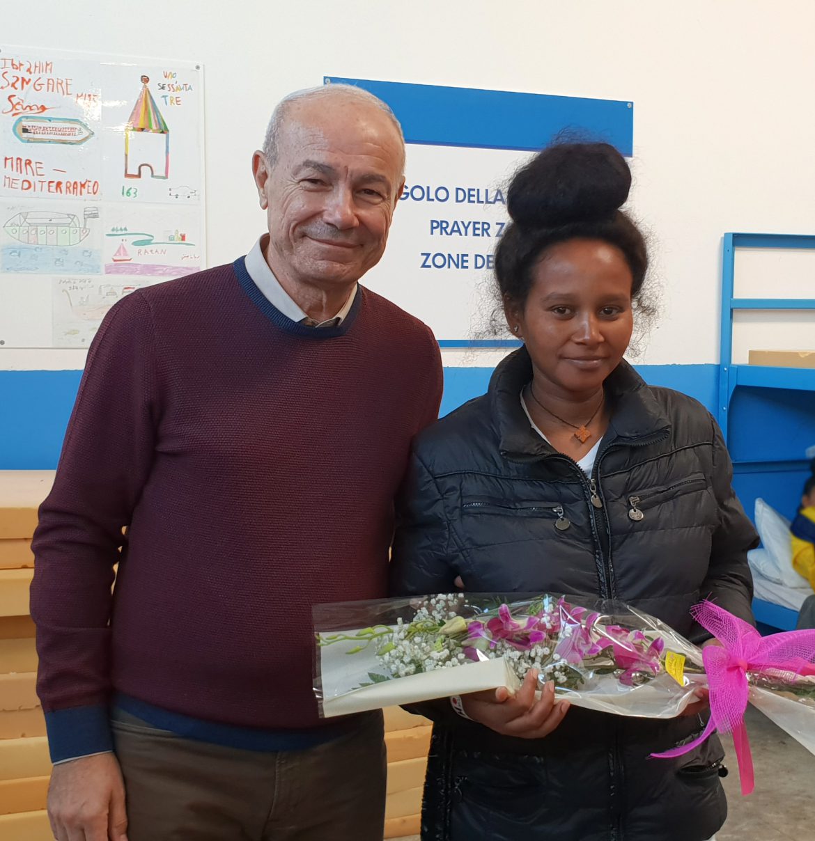 Visita del sindaco di Pozzallo Roberto Ammatuna presso l’hotspot”