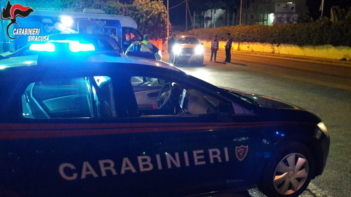 NOTO (SR).       INTENSIFICATI I CONTROLLI DEI CARABINIERI: CINQUE DENUNCE NELL’AMBITO DI UN SERVIZIO COORDINATO DI CONTROLLO DEL TERRITORIO
