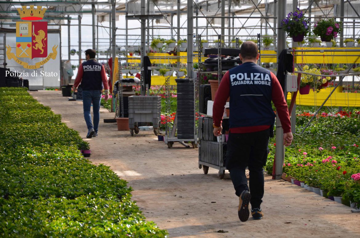 SCICLI – La Polizia di Stato arresta due (soci) imprenditori agricoli per sfruttamento della manodopera e ne denuncia altri due.