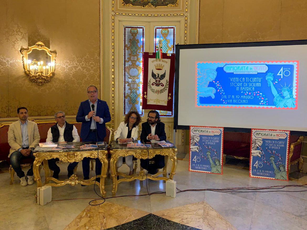 L’Infiorata di Noto abbraccia i Siciliani che vivono in America