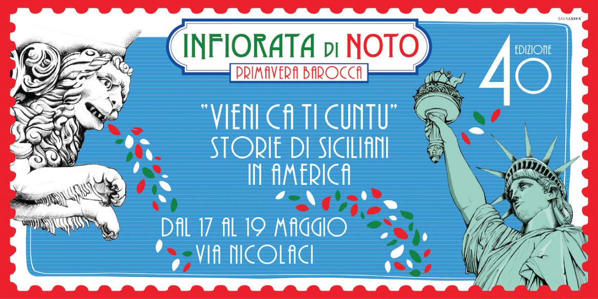 40^ Infiorata, sabato a Palazzo Ducezio presentazione del programma “Vieni ca ti cuntu”, le “Storie di Siciliani in America” protagoniste a Noto.Alle 11.30 nella Sala degli Specchi. Sarà svelata anche la nuova NotoCard