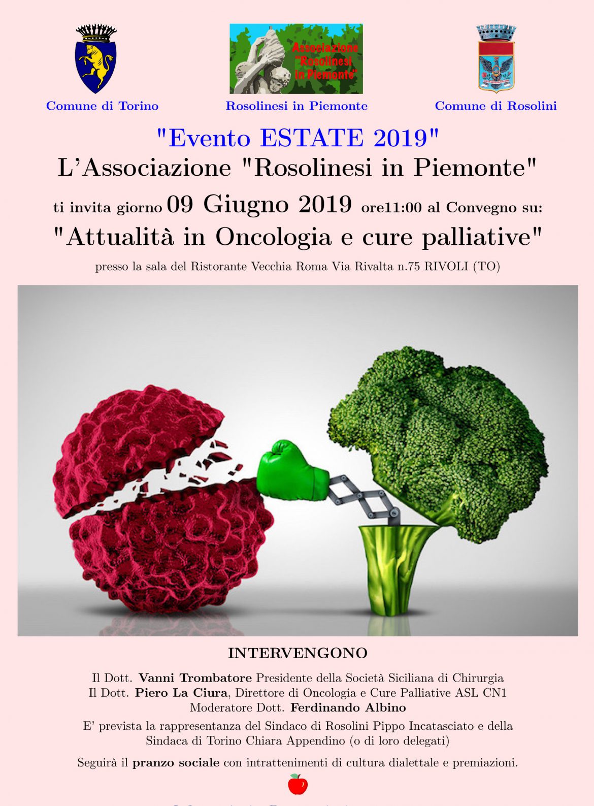 Rosolini – Il 9 giungo a Rivoli (TO) convegno  dell’Associazione Rosolinesi in Piemonte