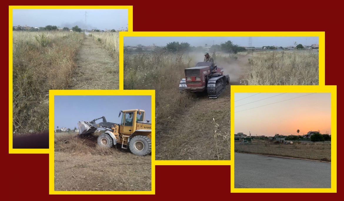 ROSOLINI – Ripulita l’area di Protezione Civile e zone circostanti