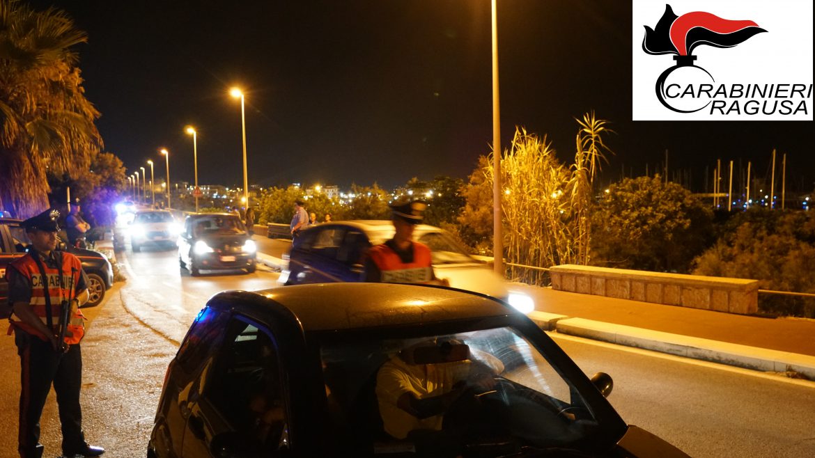 Marina di Ragusa: i Carabinieri aggrediti da un uomo ubriaco.