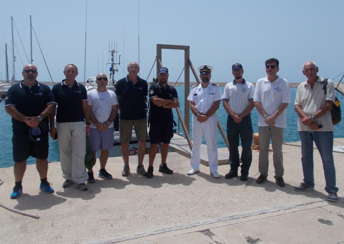 Tra Pozzallo e Ispica: sopralluogo della Soprintendenza del mare, del Nucleo sommozzatori di Messina, della Guardia Costiera di Pozzallo e dei volontari di BCsicilia, per il carico di una nave lapidaria
