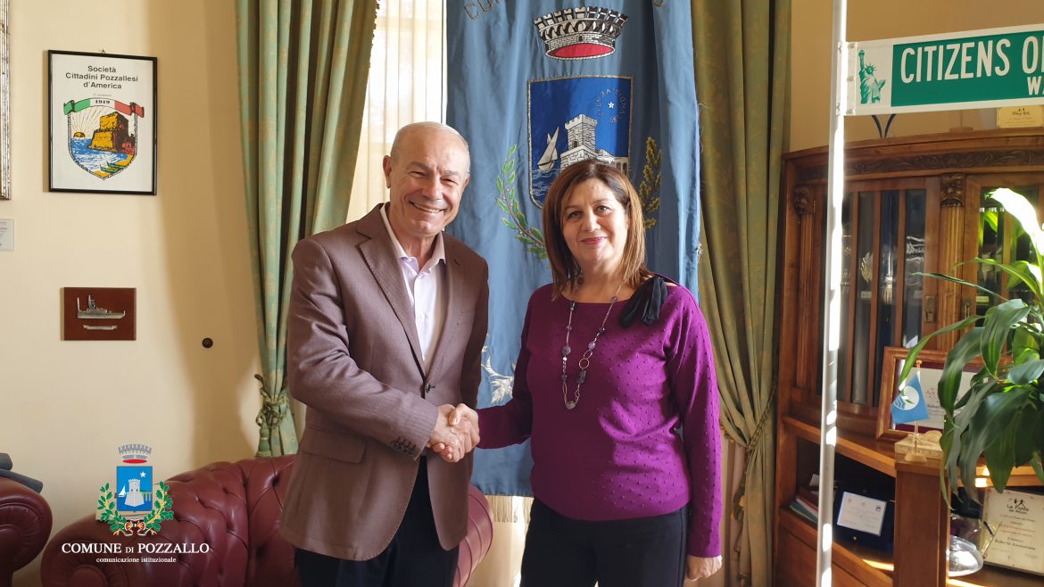 VISITA A PALAZZO DI CITTA’  DEL NUOVO QUESTORE DI RAGUSA