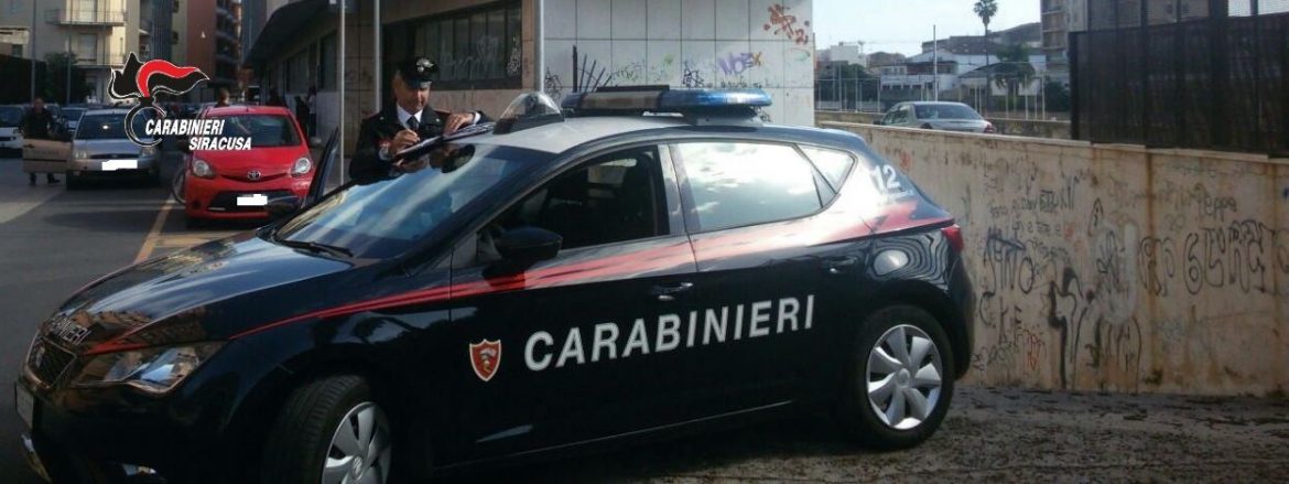 SIRACUSA –  CARABINIERI ESEGUONO 2 ORDINI DI CARCERAZIONE.