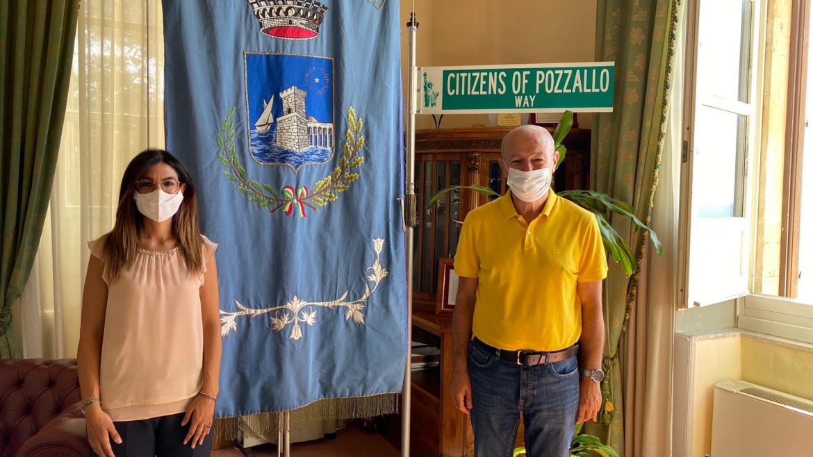 VISITA DELL’ONOREVOLE MARIA LUCIA LOREFICE, PRESIDENTE DELLA COMMISSIONE AFFARI SOCIALI DELLA CAMERA AL SINDACO DI POZZALLO.