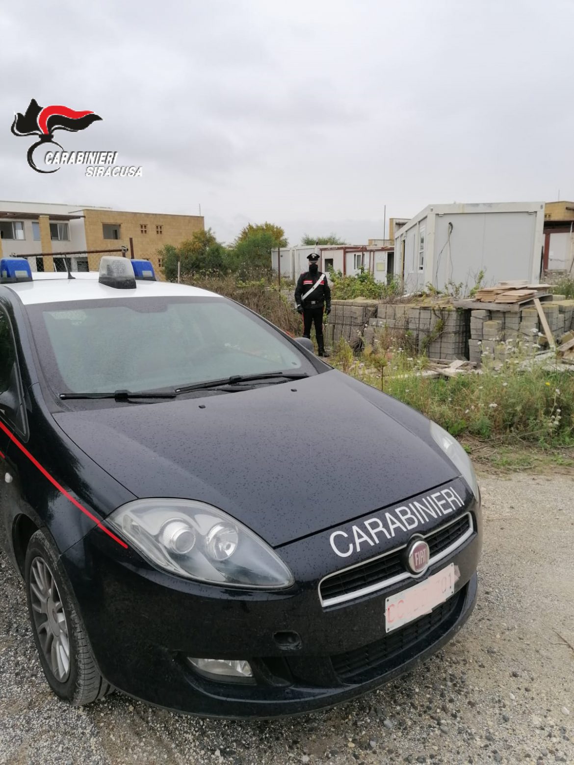 CARLENTINI (SR).  SOLITO CANTIERE, I CARABINIERI ARRESTANO UN CATANESE IN TRASFERTA PER FURTO DI MATERIALE EDILE.