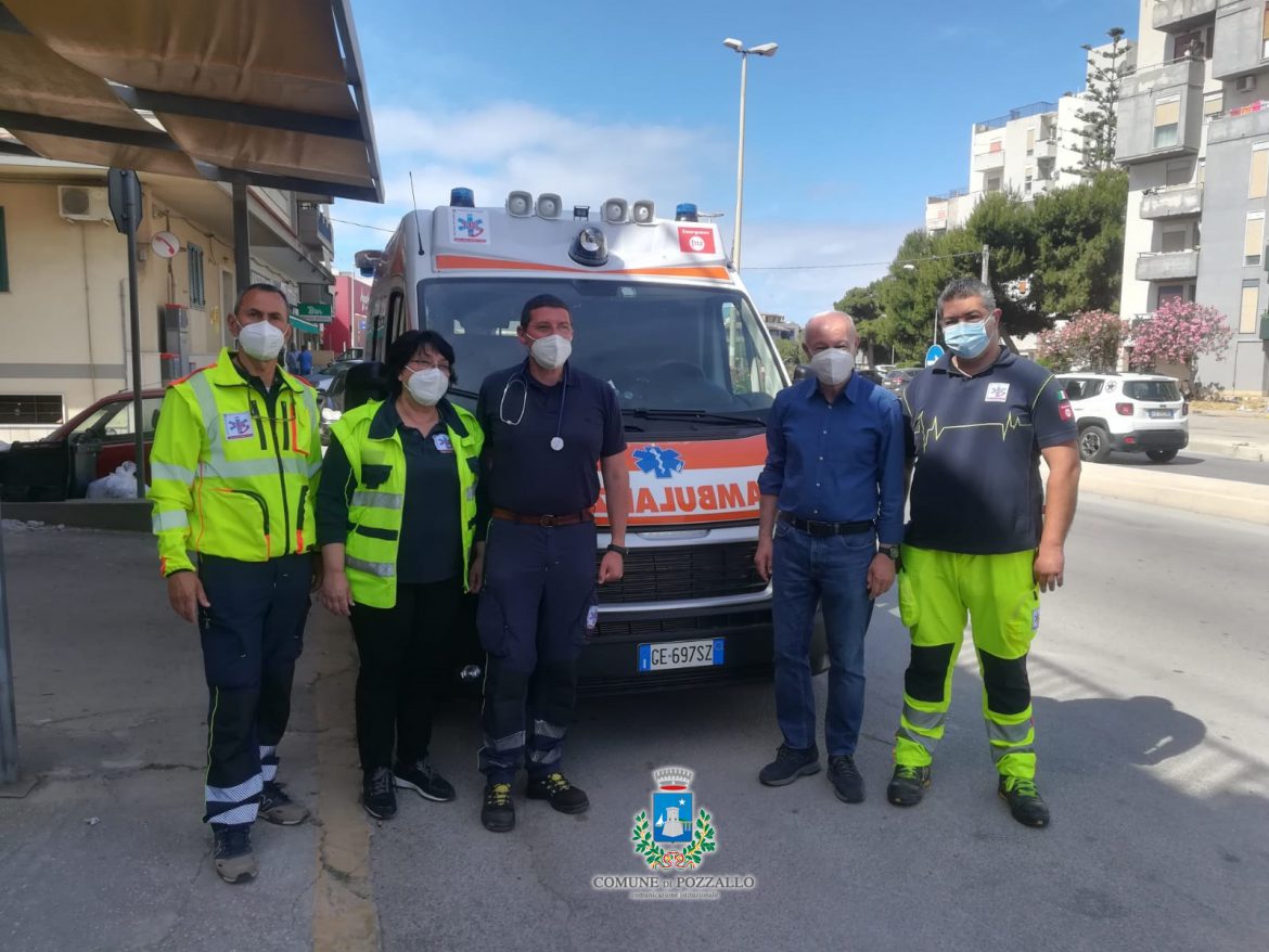 NUOVA AMBULANZA MEDICALIZZATA AL P.T.E. DI POZZALLO.