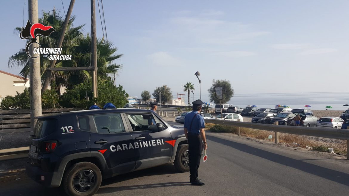 SIRACUSA – FERRAGOSTO SICURO: SERVIZI STRAORDINARI DEI CARABINIERI. CONTRASTO ALLA PANDEMIA COVID-19, ELEVATI SANZIONI AL CODICE DELLA STRADA, DENUNCE E SEGNALAZIONI ALL’AUTORITA’ GIUDIZIARIA ED AMMINISTRATIVA.