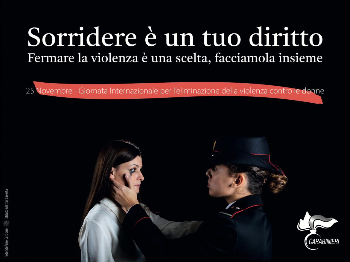 ROMA – L’ARMA DEI CARABINIERI CONTRO LA VIOLENZA SULLE DONNE