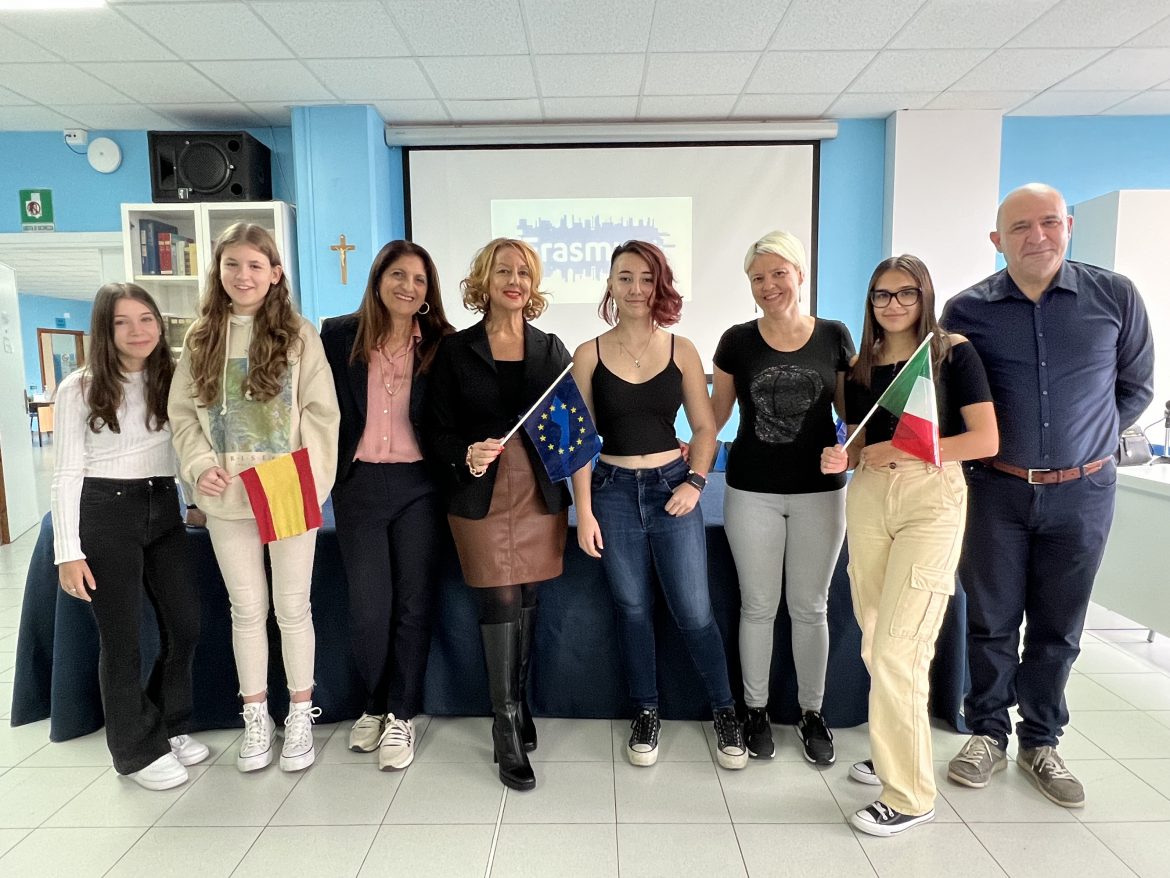 Mobilità Erasmus KA1, festoso Welcome Day per le studentesse spagnole  che per tre mesi frequenteranno l’IISS Archimede di Rosolini