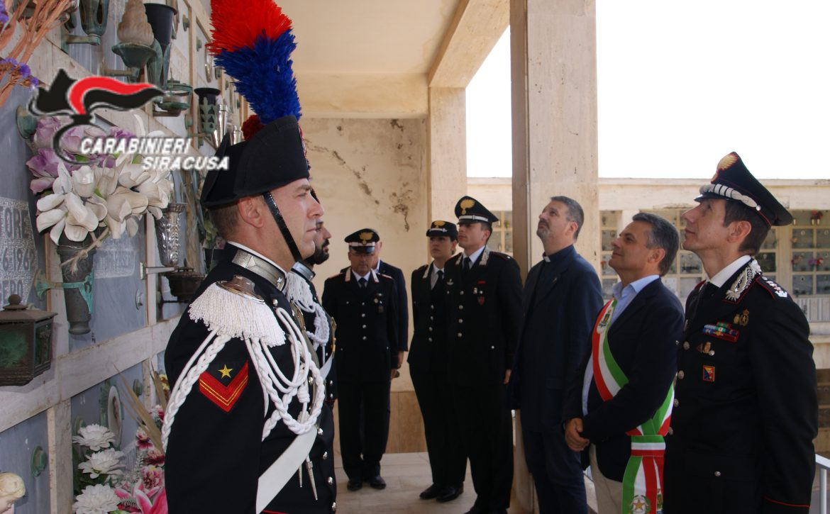 SIRACUSA. COMMEMORAZIONE DEL 77° ANNIVERSARIO DELLA SCOMPARSA DEL CARABINIERE SALVATORE SCALA.