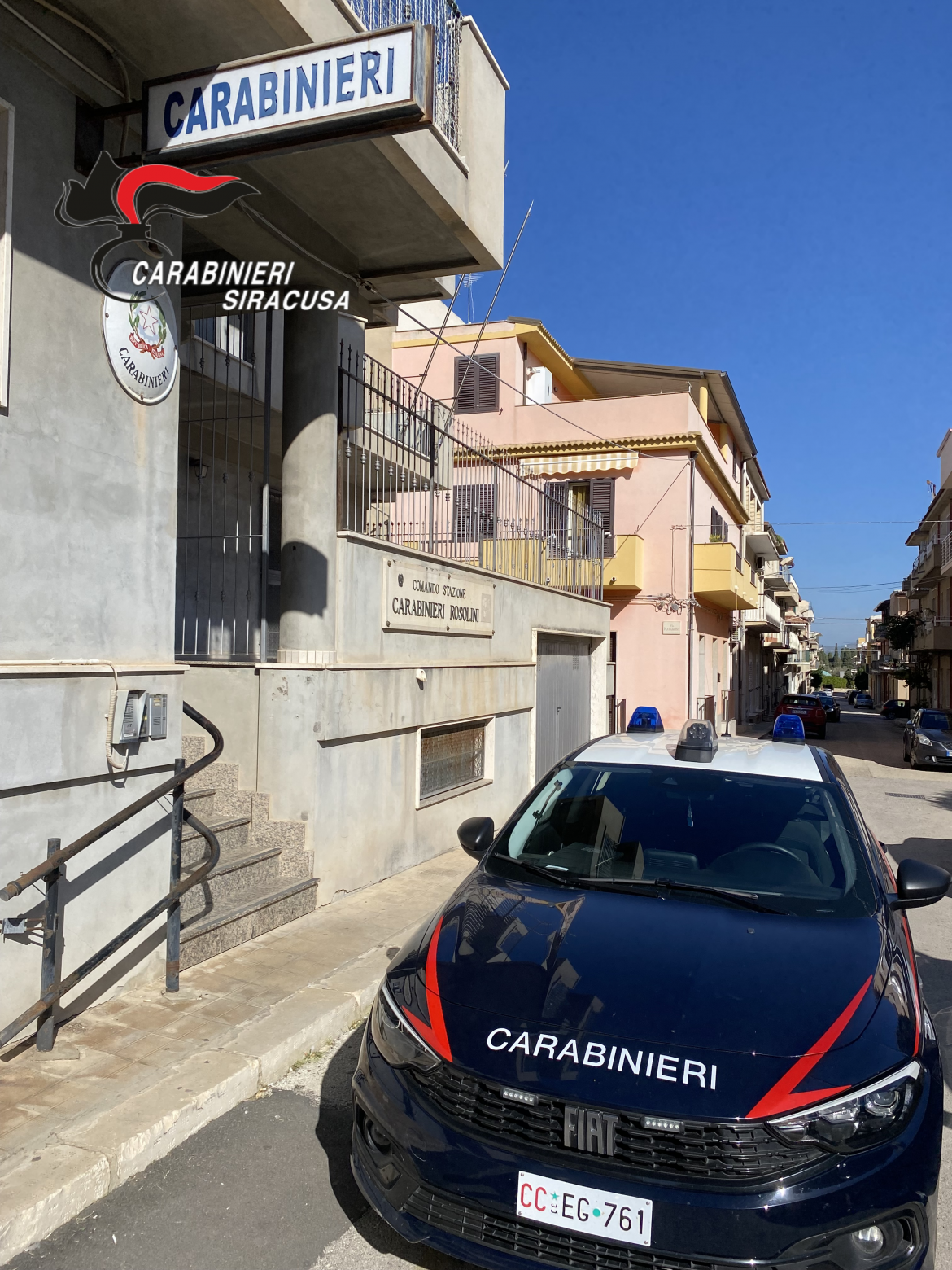 CARABINIERI NOTO: PREGIUDICATO 24ENNE ROSOLINESE  ARRESTATO PER EVASIONE