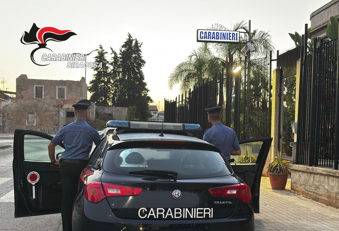 CARABINIERI SIRACUSA: CONTROLLO DEL TERRITORIO