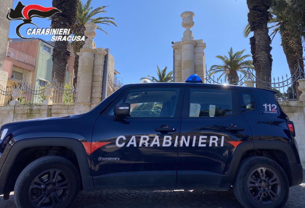 CARABINIERI PALAZZOLO ACREIDE: ARRESTATO 31ENNE PER FURTO