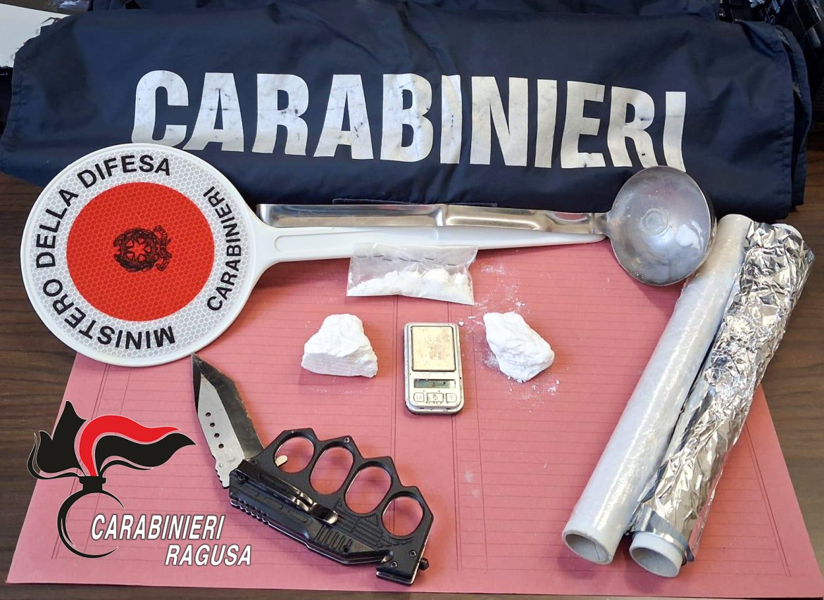 Ragusa- Contrasto allo spaccio di stupefacenti. Un arresto e due denunce dei Carabinieri.