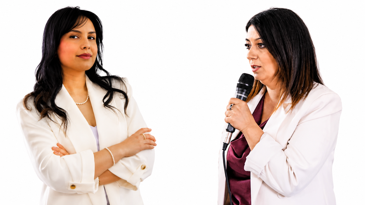 Vanessa Impeduglia (Forza Italia) si congratula con Krizia Barbagallo, nuova presidente del Consiglio comunale di Lentini