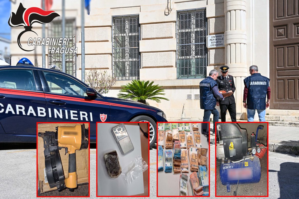 Comiso: Spaccio e ricettazione. Arrestato dai Carabinieri di Ragusa.