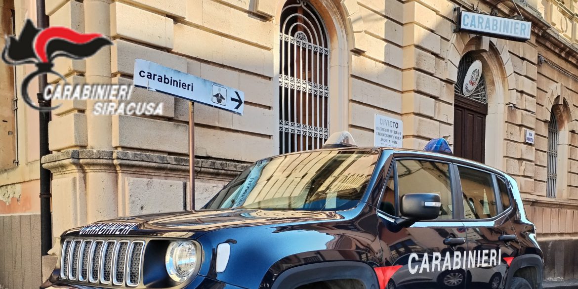 CARABINIERI SORTINO: ARRESTATO 33ENNE