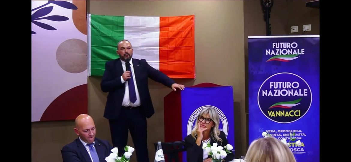 Canicatti’- Convegno sulla legalità organizzato da Futuro Nazionale,era presente anche l’ex vicesindaco ed assessore Carmelo Floriddia.
