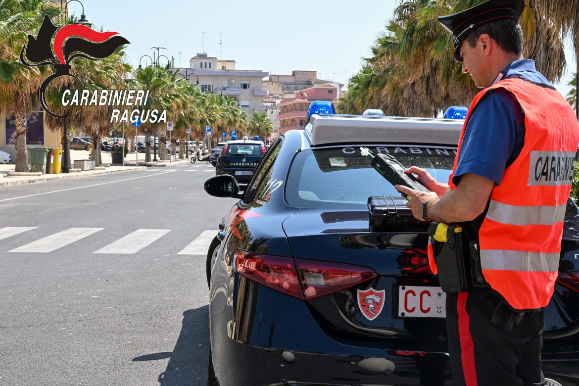 TOLLERANZA ZERO DEI CARABINIERI SULLE STRADE IBLEE. PATENTI RITIRATE E 5 SOGGETTI DENUNCIATI