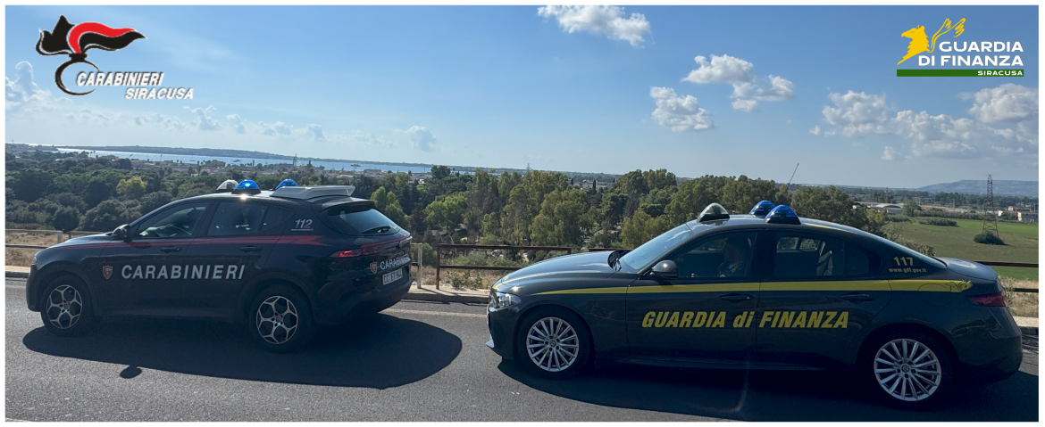 CARABINIERI E GUARDIA DI FINANZA NOTO E SIRACUSA: ESEGUITA MISURA CAUTELARE, SMANTELLATE PIAZZE DI SPACCIO, SEQUESTRATI ARMI, DROGA E UNA DISCARICA ABUSIVA.